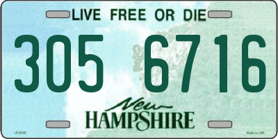 NH license plate 3056716