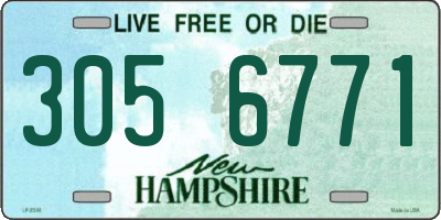 NH license plate 3056771