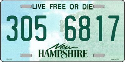 NH license plate 3056817
