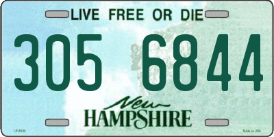NH license plate 3056844