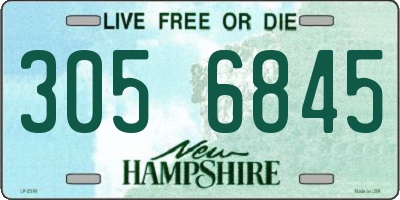 NH license plate 3056845