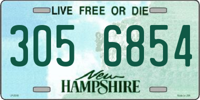 NH license plate 3056854
