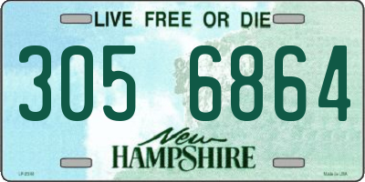 NH license plate 3056864