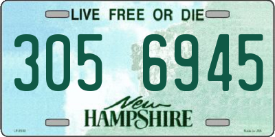 NH license plate 3056945
