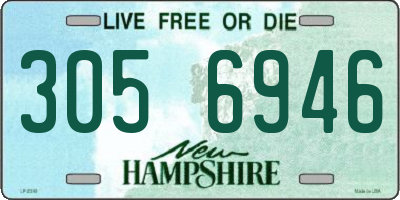 NH license plate 3056946
