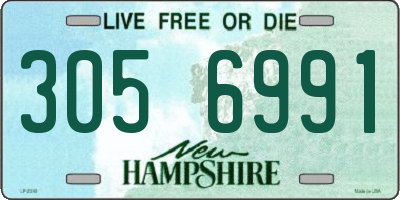 NH license plate 3056991