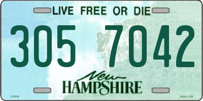 NH license plate 3057042