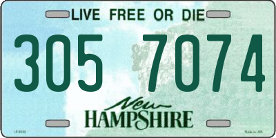 NH license plate 3057074