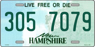 NH license plate 3057079