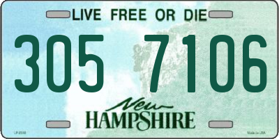 NH license plate 3057106