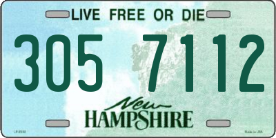 NH license plate 3057112