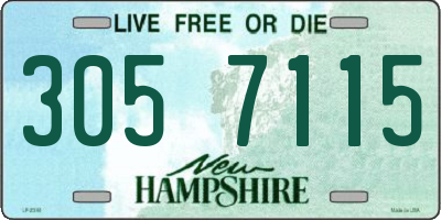 NH license plate 3057115