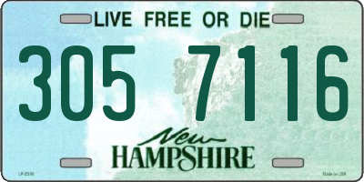 NH license plate 3057116