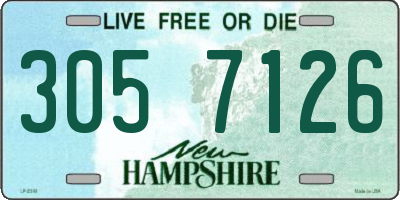 NH license plate 3057126