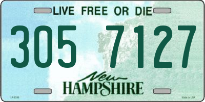 NH license plate 3057127