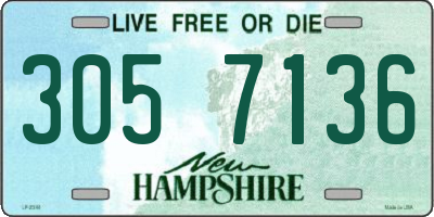 NH license plate 3057136