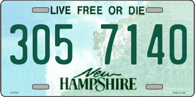 NH license plate 3057140