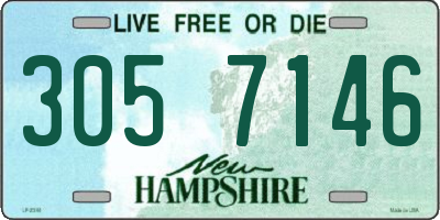 NH license plate 3057146