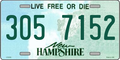 NH license plate 3057152