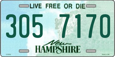 NH license plate 3057170