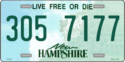 NH license plate 3057177