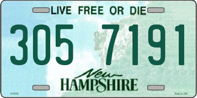 NH license plate 3057191