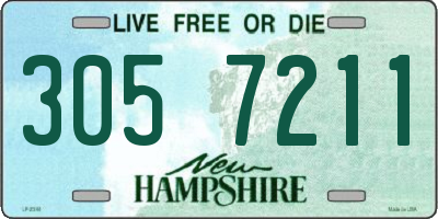 NH license plate 3057211