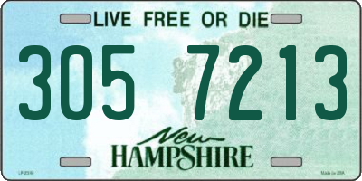 NH license plate 3057213