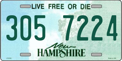NH license plate 3057224