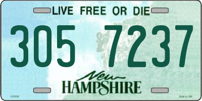 NH license plate 3057237