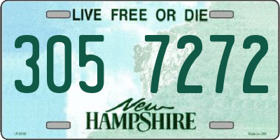 NH license plate 3057272