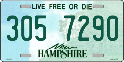 NH license plate 3057290