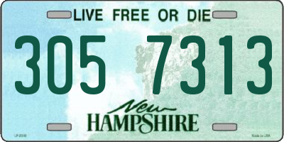 NH license plate 3057313