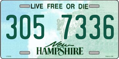 NH license plate 3057336