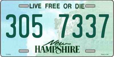 NH license plate 3057337