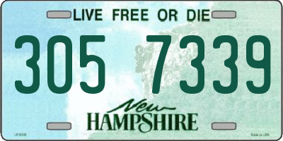 NH license plate 3057339