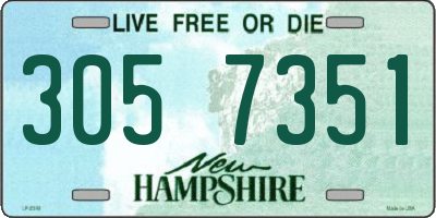 NH license plate 3057351