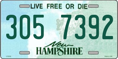 NH license plate 3057392