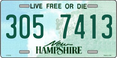 NH license plate 3057413