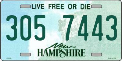 NH license plate 3057443