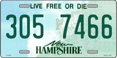 NH license plate 3057466
