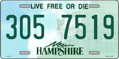 NH license plate 3057519