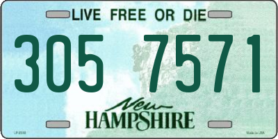 NH license plate 3057571