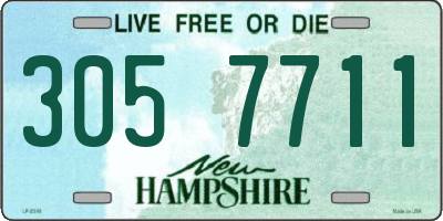 NH license plate 3057711