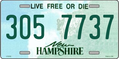 NH license plate 3057737