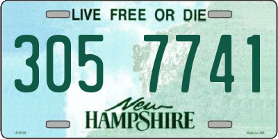 NH license plate 3057741