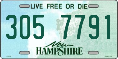 NH license plate 3057791