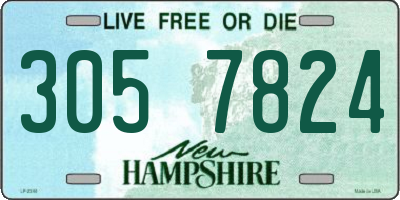 NH license plate 3057824