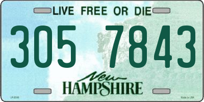 NH license plate 3057843