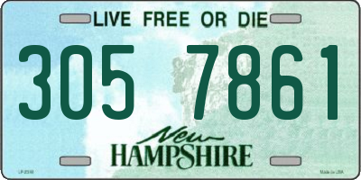 NH license plate 3057861